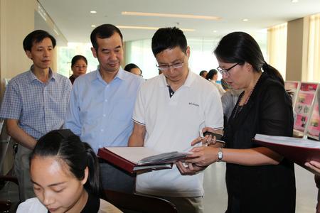 参观常山县治水办阶段性成果展 参观常山县治水办阶段性成果展